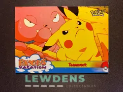 Teamwork 54 1st Print Topps Pokemon First Movie Pikachu's Vacation - Image 1