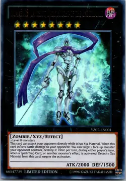 Yugioh Number 23: Lancelot, Dark Knight of the Underworld YZ07-EN001 Limited Edi - Image 1