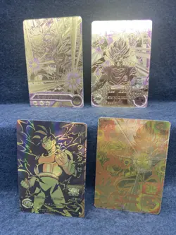 Super Dragonball Heroes TCG Gold Limited Promo cards(3P/1A) bundle 4 cards/A - Image 1
