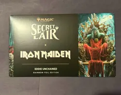 SEALED MTG Secret Lair x Iron Maiden: Eddie Unchained Rainbow Foil Card Set - Image 1