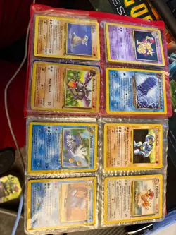 Vintage Pokemon Card Binder Collection Lot Wotc Neo E Base 2 1st Fossil Holo LP - Image 4