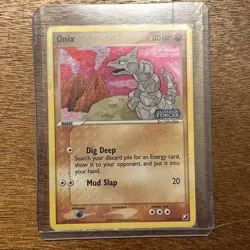 Pokemon Card - Onix Unseen Forces 65/115 Reverse Holo Stamped LP - Image 1