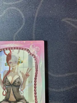 Goddess Bikini Uta Pink Diamond Thick Card Waifu Doujin One Piece Full Art - Image 3