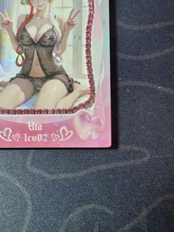 Goddess Bikini Uta Pink Diamond Thick Card Waifu Doujin One Piece Full Art - Image 4