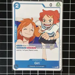 Nami Girl P-096 One Piece Prerelease Participation Promo English Card - Image 1