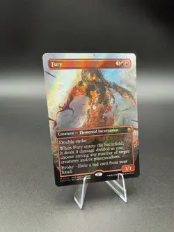 1x MTG Fury (Borderless) (Textured Foil) - Special Guests (SPG) (MH3) #52 - Image 1