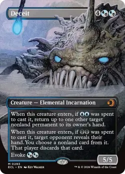 Deceit Showcase Lorwyn Eclipsed NM MTG - Image 1