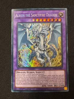 YuGiOh Euro English Albion the Sanctifire Dragon MP24-EN082 (Prismatic SE) (NM) - Image 1