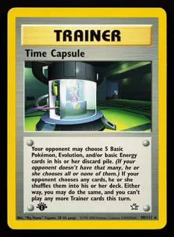 Time Capsule 90/111 Rare 1st Edition Neo Genesis Pokemon Card - Image 1