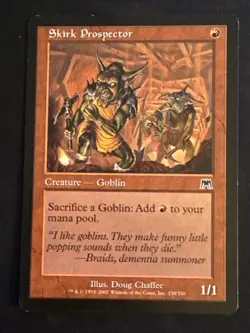 1x Skirk Prospector (230) Onslaught LP MTG Magic the Gathering x1 MKE - Image 1