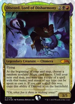 MTG English Discord, Lord of Disharmony NM Foil Secret Lair - Image 1