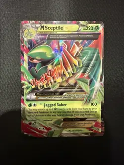 NM! Mega M Sceptile EX (8/98) XY Ancient Origins Ultra Rare Holo Pokemon Card! - Image 1