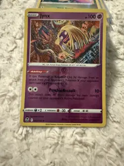 Pokemon TCG Jynx Reverse Holo Silver Tempest Card 062/195 - Image 1