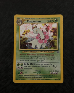 Pokemon Meganium 10/111 Neo Genesis Rara Holo Unlimited Wizards ITA Vintage - Image 1