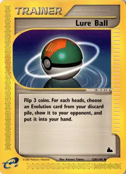 Lure Ball 128/144 - Skyridge - Pokemon - NM - Image 1
