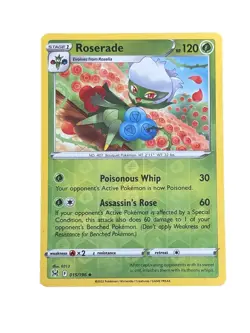 New: 2022 Pokemon TCG Roserade 015 Swsh11: Lost Origin Reverse Holo Uncommon - Image 1