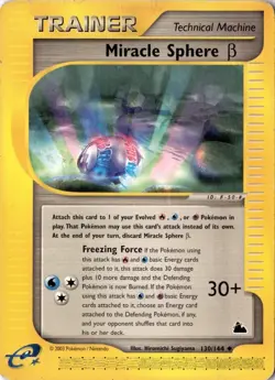 Miracle Sphere Beta 130/144 - Skyridge - Pokemon - MP - Image 1