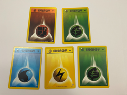 First Edition Pokemon TCG Energy Lot Set Of 5 WOTC LP/NM Neo Genesis - Image 1