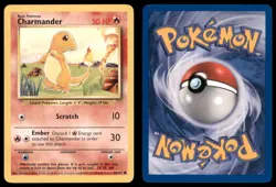 CHARMANDER 46/102 BS BASE SET POKEMON COMMON LP - Image 1
