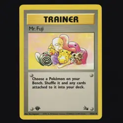 Mr. Fuji 58/62 Fossil 1st Edition Uncommon WOTC Vintage Pokemon TCG NM/VLP 🔥 - Image 1