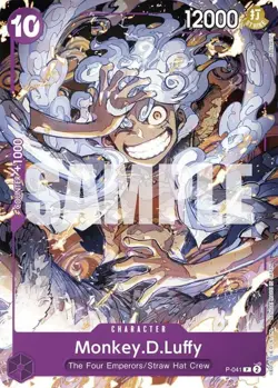 1x Monkey.D.Luffy - P-041 - P Light Play OP Starter Deck 18: PURPLE Monkey.D.Luf - Image 1