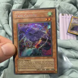 Yata-Garasu LOD-000 Legacy of Darkness 1st Edition Secret Rare LP - Image 1