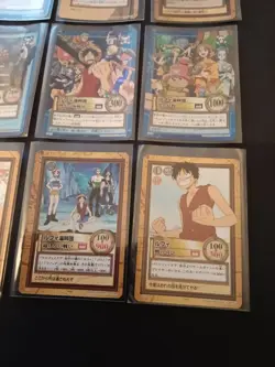 12x One Piece Carddass Hyper Battle 'CHB' Luffy/Straw hat crew 2000/2001 BANDAI - Image 2