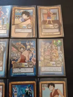 12x One Piece Carddass Hyper Battle 'CHB' Luffy/Straw hat crew 2000/2001 BANDAI - Image 4