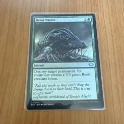 Beast Within - N/M - Edge Of Eternities - MTG Magic The Gathering Card - Image 1