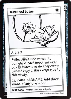 Mirrored Lotus - MTG Mystery Booster Playtest Cards 2021 - NM/MINT - Image 1