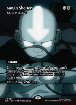 Teferi's Protection * Aang's Shelter - Borderless * - TLE Avatar Eternal - Image 1