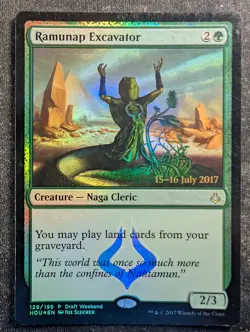 Ramunap Excavator - Foil Draft Weekend Promo - Hour of Devastation (MTG) - Image 1