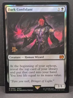 Dark Confidant FINAL FANTASY Prerelease Promo FOIL MTG Magic Gathering NM - Image 1