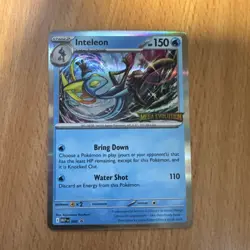 Inteleon MEP 002 Mega Evolution Prerelease Stamped Promos, Pokemon Tcg Mep002 - Image 1