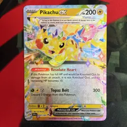 Pokemon TCG - Surging Sparks - Pikachu Ex 057/191 Double Rare - Image 2
