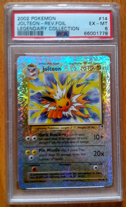 Pokemon Legendary Collection Reverse Holo Jolteon 14/110 PSA 6 EX-MT Graded - Image 1