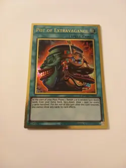 MGED-EN046 Pot of Extravagance - 1st Edition Premium Gold Rare - YuGiOh Card - Image 1