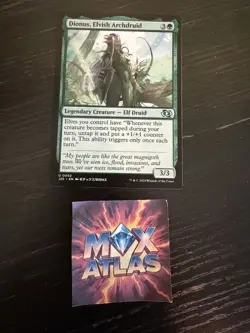 MTG - Dionus, Elvish Archdruid - Anime Art - Foundations Jumpstart - MTG NM - Image 1