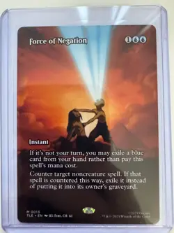 Force of Negation Borderless Avatar: The Last AirbenderNon-Foil #0013 NM ENG MTG - Image 1