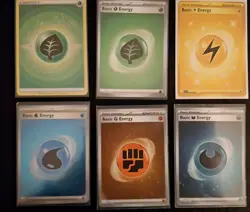 Pokemon TCG - Energy Holo Lot OF 6 - NM - Image 1