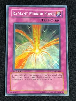 YUGIOH RADIANT MIRROR FORCE FOTB-EN055 1ST SUPER NM - Image 1