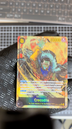 Crocodile - OP14-120 (Alt Art) SEC OP14-120 The Azure Sea's Seven Foil (English) - Image 2