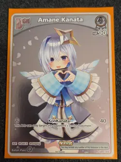 Hololive Official Card Game English Amane Kanata hBP01-009 (P) FOIL PROMO - Image 1