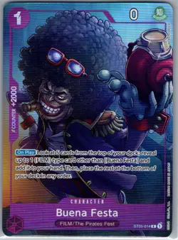 Buena Festa ST05-014 Alt Art One Piece Promotion Cards - One Piece Card Game NM - Image 1