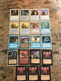 Mtg Lotto 19 MIX ANNI 90 / 2000 ITA ING Carte Magic The Gathering - Image 1