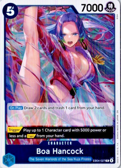 ONE PIECE English The Azure Sea’s Seven OP14-EB04 Boa Hancock EB04-027 R - Image 1
