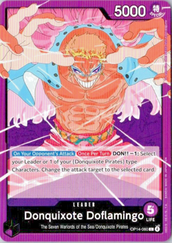 ONE PIECE English Donquixote Doflamingo OP14-060 L The Azure Sea's Seven - Image 1