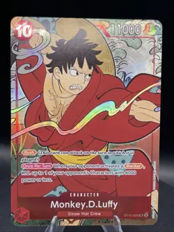 Monkey.D.Luffy (English Version 1st Anniversary Set) ST10-006 One Piece Foil - Image 1