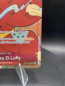 Monkey.D.Luffy (English Version 1st Anniversary Set) ST10-006 One Piece Foil - Image 4
