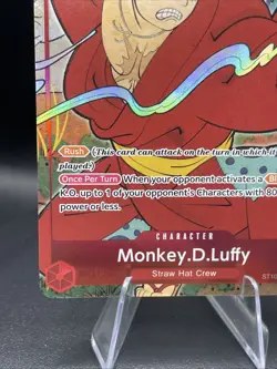 Monkey.D.Luffy (English Version 1st Anniversary Set) ST10-006 One Piece Foil - Image 5